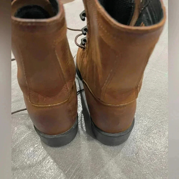 [8.5B]Ariat Brown WMN ATS  Lace Up Combat Boots - Picture 5 of 9